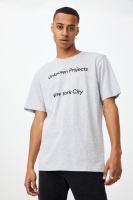 Cotton On Men - Tbar Street T-Shirt - Light grey marle/unknown projects spaced Photo