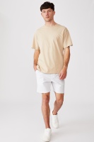 Cotton On Men - Easy Short - White grey stripe Photo