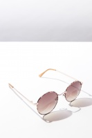 Rubi - Emmi Metal Frame Sunglasses - Gold tort Photo
