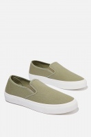 Rubi - Harper Slip On - Khaki canvas Photo