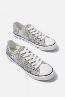 Rubi - Jodi Low Rise Sneaker 1 - Mono metallic texture Photo