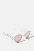 Rubi - Emmi Metal Frame Sunglasses - Rose gold white Photo