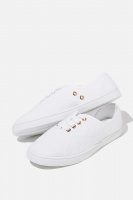 Rubi - Juno Plimsoll - White broderie Photo