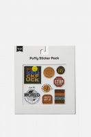 Typo - Puffy Sticker Pack - Over this!! Photo