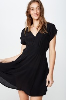 Cotton On Women - Woven Ultimate Tea Dress - Black Photo