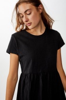 Cotton On Women - Tina Babydoll Tshirt Dress - Black Photo