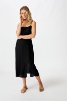 Cotton On Women - Woven Melody Strappy Midi Dress - Black c Photo