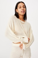 Cotton On Women - Match Me Pullover - Seashell white Photo