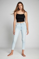 Cotton On Women - Mid Rise Cropped Skinny Jean - Brooklyn blue rips Photo