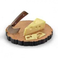 Fred Friends Cheese Log Board And Knife Set Photo