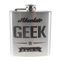 Space Invaders Geek Chic Hip Flask Photo