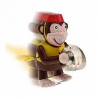 Space Invaders Retro Wind Up Monkey Photo