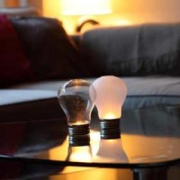 Thames and Kosmos Clear Light Bulb Tealight Holder Photo