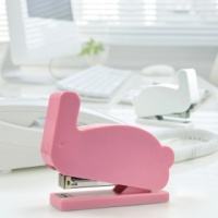 Lego Bunny Stapler - Pink Photo