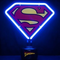 Superman Neon Sign Photo