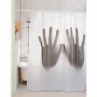 NA Scary Shower Curtain Photo