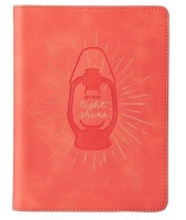 Christian Art Gifts Inc Let Your Light Shine Pink Handy-size Journal - Matthew 25 Photo