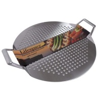 Lifespace Stainless Steel Pizza Plate/Braai Topper Photo