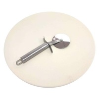 Lifespace Pizza Grilling Stone with Stainless Steel Cutter Photo