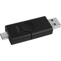 Kingston Technology DataTraveler Duo USB flash drive 64GB Type-A / Type-C 3.2 Gen 1 (3.1 Black Type-A/USB Type-C 10 g Photo