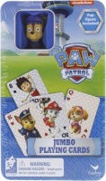 Cardinal Games Paw Patrol Jumbo Cards in Tin with Figure Photo