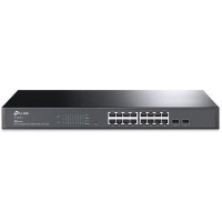 TP LINK TP-LINK JetStream 16-Port Gigabit Smart Switch with 2 SFP Slots Photo