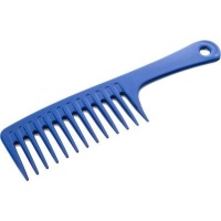 Lucky Plastic Wide Toothed Comb with Handle Photo