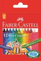 Faber Castell Faber-castell Cardboard Box Of 12 Wax Crayon Slim - 8mm Diameter Photo