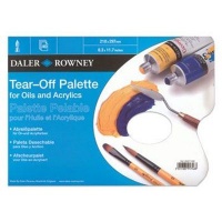 Daler Rowney Blue Tear off Palette - A3 - 40 Sheets - for Oil And Acrylic Photo
