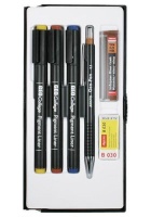Aristo Pigment Liner School Set 0.3 0.5 0.7 Liners 0.5 Mechanical Pencil Photo