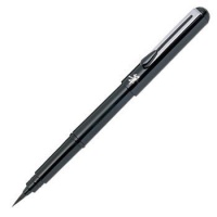 Pentel Pigment Brush Pen - Plus 2 Black Ink Cartridge Photo