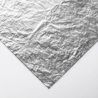 Handover Roll of Imitation Silver Leaf - 50 Metres Photo