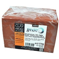 Pebeo Gedeo - Modelling Clay - Red - 5kg Photo