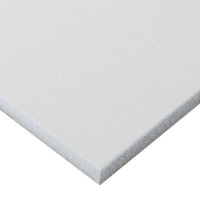 Ampersand Pastelbord Panel - White - 8x8in Photo