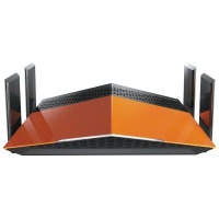 D Link D-Link AC1900 EXO wireless router Dual-band Gigabit Ethernet Black Orange Photo