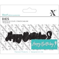 Xcut Mini Dies Sentiment - Happy Birthday Photo