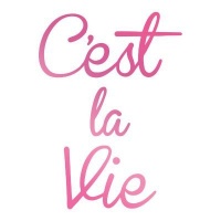 Couture Creations C'est La Vie Collection Hotfoil Stamp with C'est La Vie text Photo