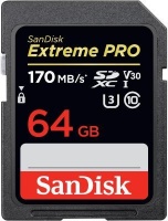 SanDisk Exrteme PRO 64GB memory card SDXC Class 10 UHS-I EXTREME UHS-I 170Mb/s Photo