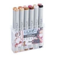 Copic Twin-Tipped Marker Skin Tones Set Photo