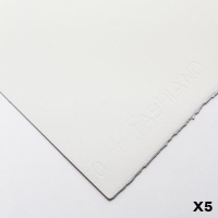 Fabriano Artistico Watercolour Paper - HP Exta White - 5 Sheets Photo