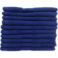 Bunty Towel-'s Elegant 380GSM Face Cloth 10 pieces Pack - Navy Photo