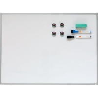 Nobo Small Magnetic Whiteboard with Aluminium Frame Photo