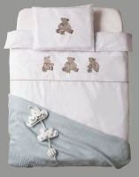 Bella Linen Baby Bedding Set - Teddies Photo