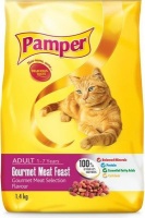 Pamper Gourmet Meat Feast Flavour Dry Cat Food Photo