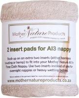 Mother Nature Products Bamboo Insert Pads for All-in-Three Cloth Nappies Photo