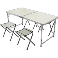 Fine Living Folding Camping Table & Stools Photo