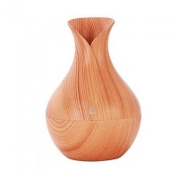 Unbranded Creative Wood Pattern Vase Desktop Mist Sprayer Photo