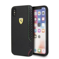 Ferrari - Pu Rubber Soft Touch iPhone X / XS Black Photo