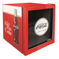 Stingray 46L Coca-Cola Counter-Top Glass Door Beverage Cooler - Red Photo