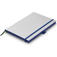 Lamy A5 Ruled Notebook - Ocean Blue and Silver Photo